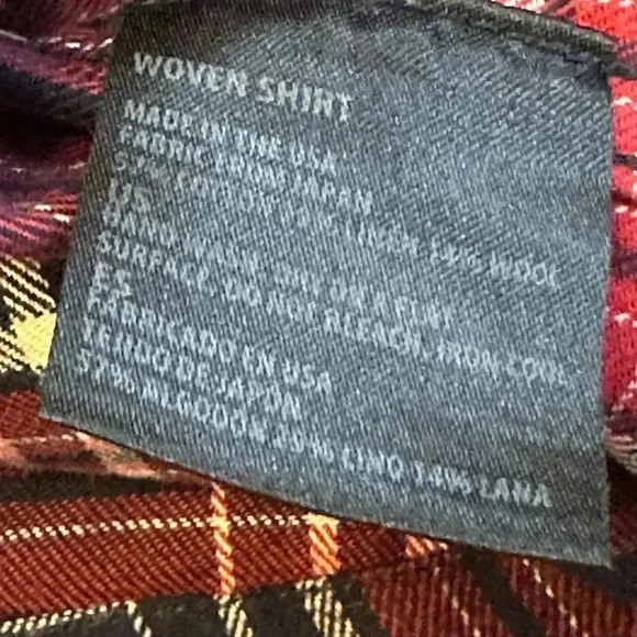 Freenote Cloth | Woven Plaid Flannel Shirt - Picture 9 of 9